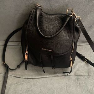 Michael Kors Black Backpack Large